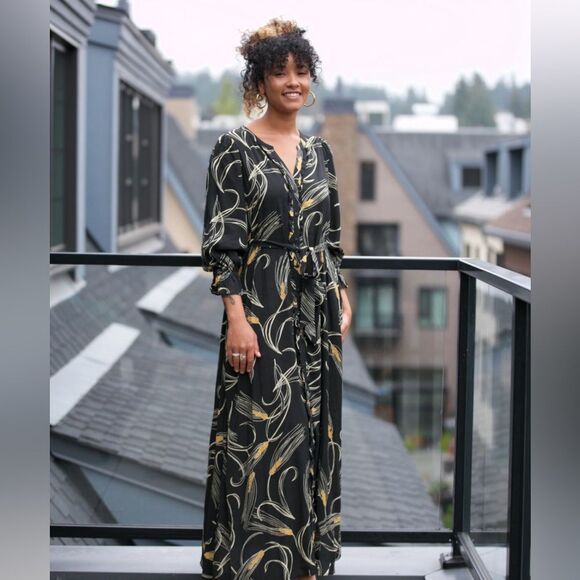 Anthropologie Dresses & Skirts - THE ODELLS The Sophia Maxi Dress Size Small